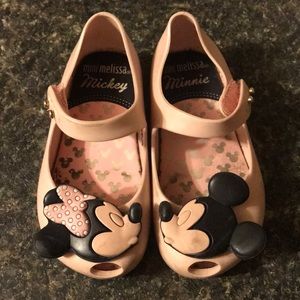Mickey and Minnie Mini Melissa Shoes